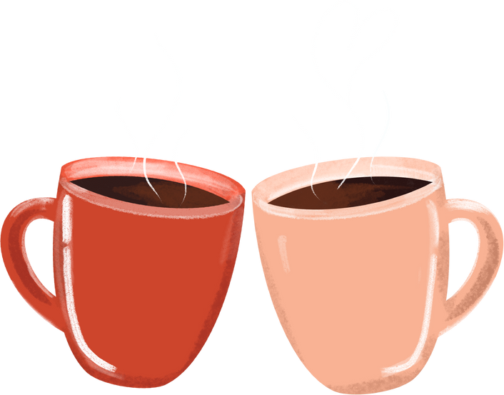 Two coffee cups